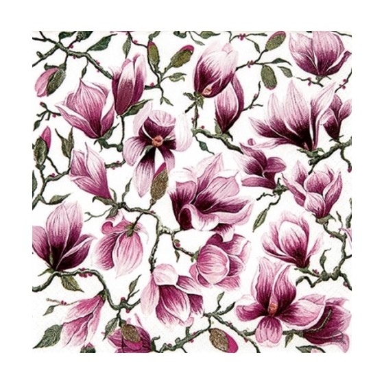 SERVILLETAS MAGNOLIA 33X33...