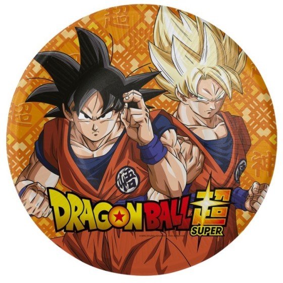 8 PLATOS DRAGON BALL 18 CM