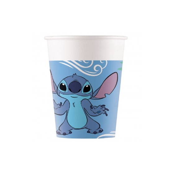 8 VASOS PAPEL 200 ML STITCH...