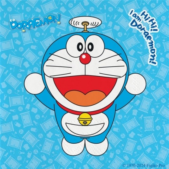 20 SERVILLETAS 33 CM DORAEMON