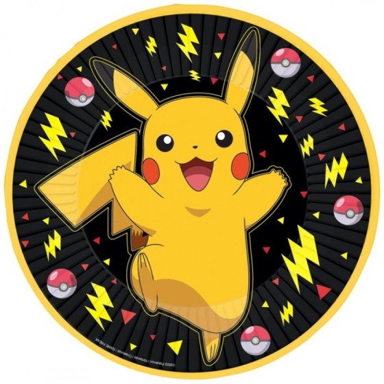 8 PLATOS 23 CM PIKACHU