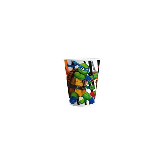8 VASOS TORTUGAS NINGA 200 CL