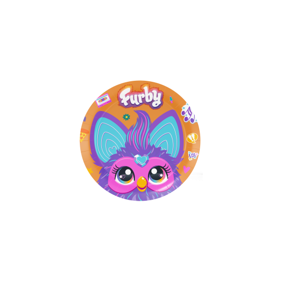 8 PLATOS FURBY 18 CM