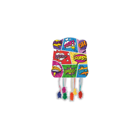 PIÑATA SUPERHEROES 28X33 CM