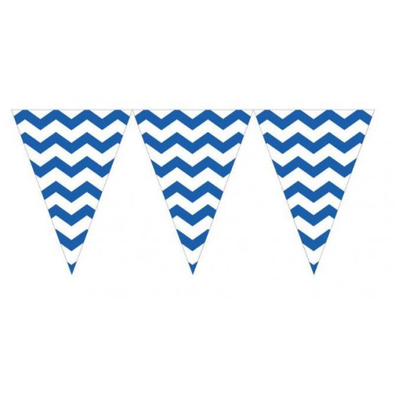 GUIRNALDA CHEVRON AZUL 2.74 M