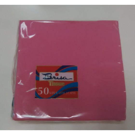 SERVILLETAS FUCSIA 40X40 50 UNIDADES