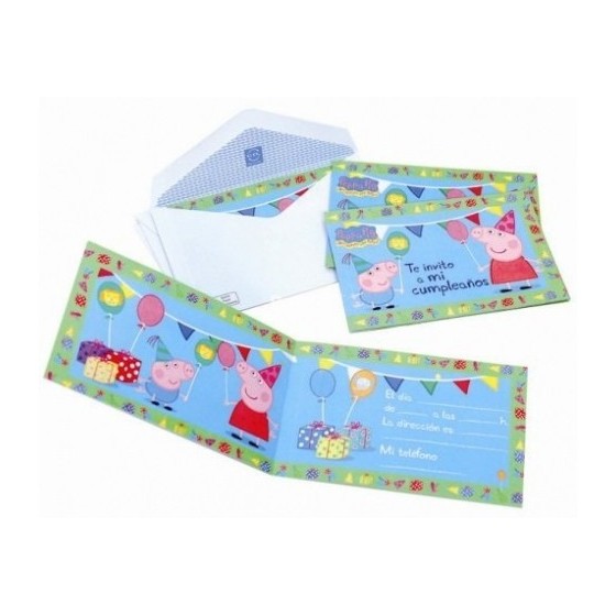 INVITACIONES PEPPA PIG