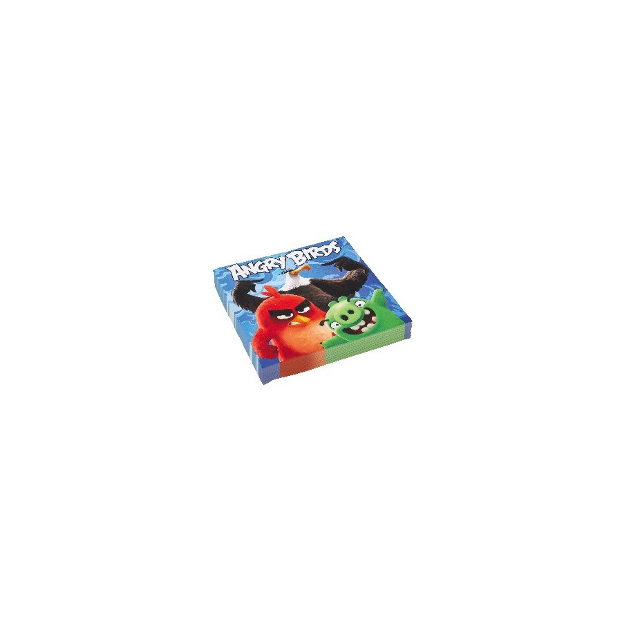 20 SERVILLETAS ANGRY BIRDS MOVIE