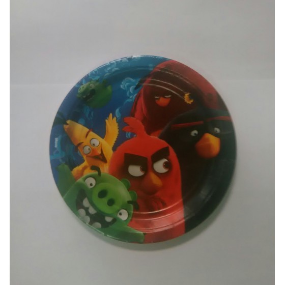 8 PLATOS ANGRY BIRDS MOVIE 18 CM