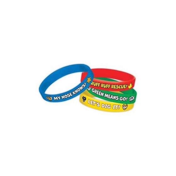 6 PULSERAS PATRULLA CANINA