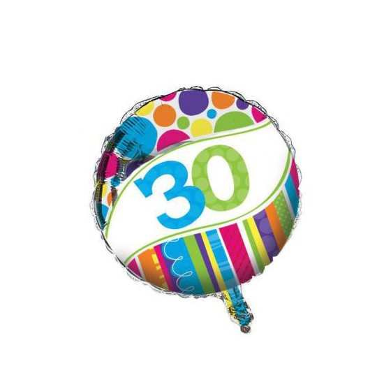 GLOBO FOIL 30 AÑOS