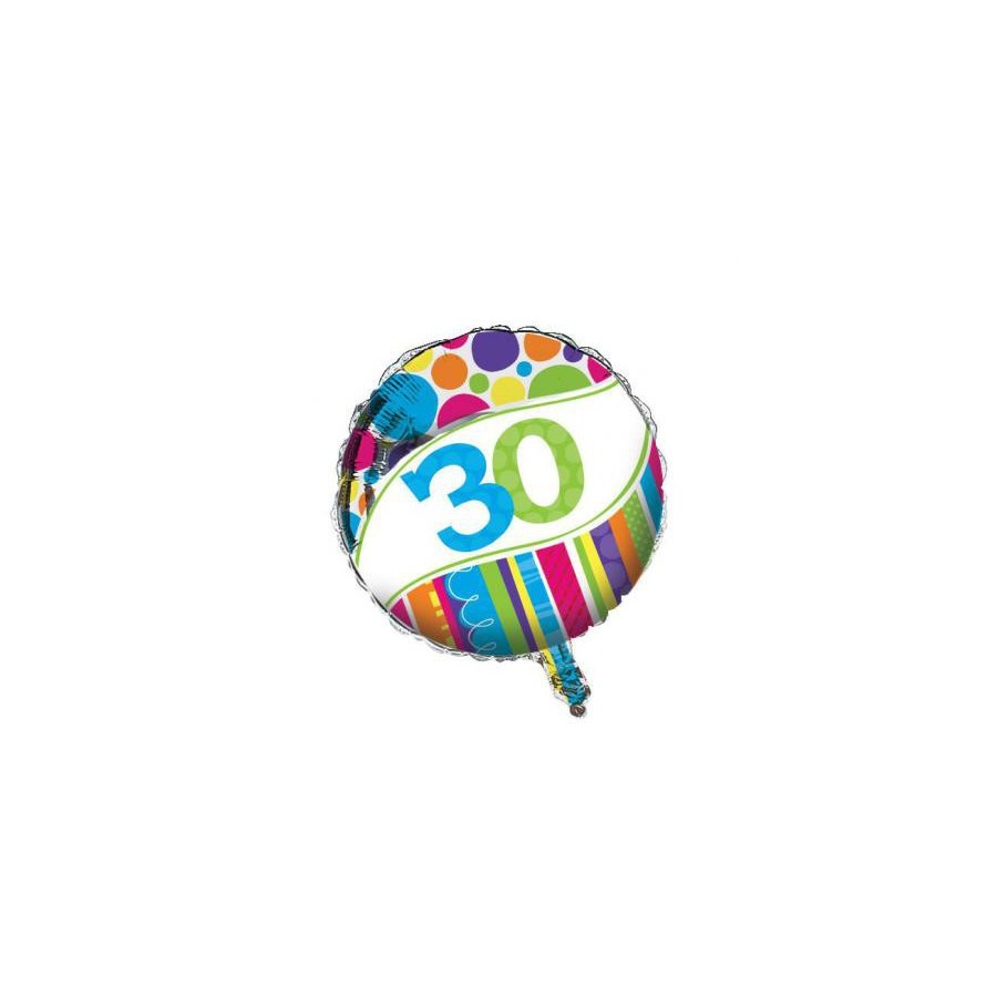 GLOBO FOIL 30 AÑOS