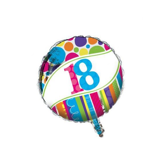 GLOBO FOIL 18 CUMPLEAÑOS