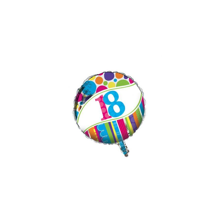 GLOBO FOIL 18 CUMPLEAÑOS