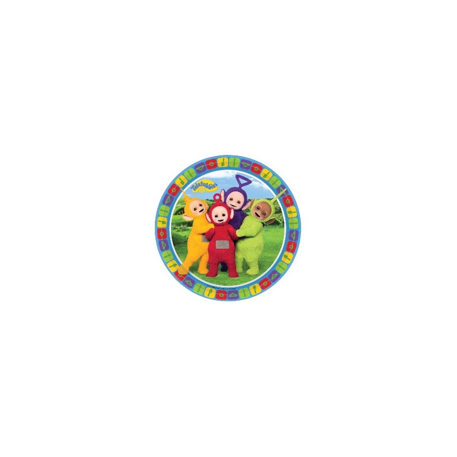 8 PLATOS TELETUBBIES 23 CM 8 PLATOS TELETUBBIES 23 CM